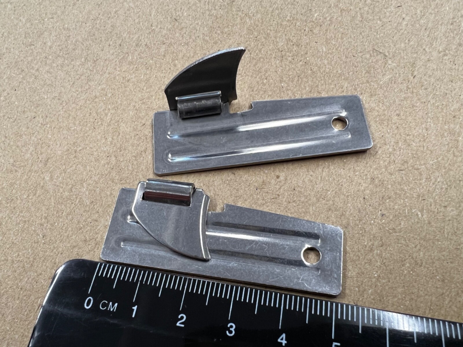 Pack of 2 P-51 Style Tin Opener, keyring Camping Cadet P38
