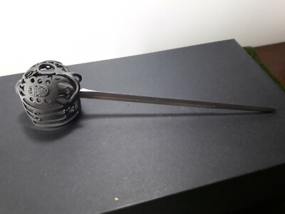  1/5  0THER ACI, ETC,  SCOOTISH METAL SWORD +WOOD EXHIBITOR HANDMADE