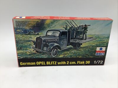 1/72 ESCI 8052 German OPEL Blitz With 2 Cm. Flak 38 DSG