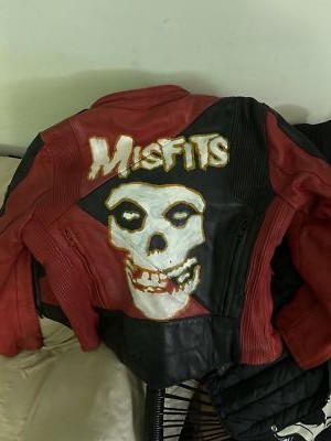 Overkill, NYPD Style, Mens Patched Leather Police Jacket