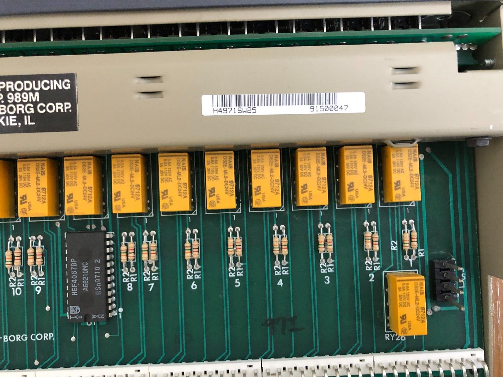 Rauland SW25 3 Position Switch Bank