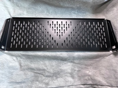 StarTech CABSHELFV1U 1U Vented Server Rack Cabinet Shelf - Fixed 10in Deep