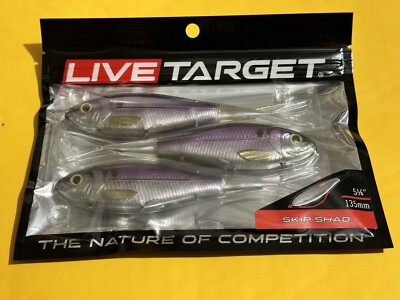 Live Target Skip Jack 5 1/4  Silver/Purple