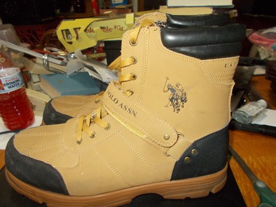 U.S. Polo Assn Size 13 Leather Boots の 