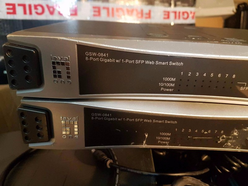 Levelone Gsw-0841 // 8-Port Gigabit Web Smart Switch // Managed // Qos // Sfp