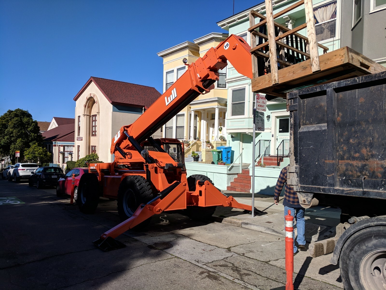 2002 LULL 1044C-54 54' 10,000LB TELESCOPIC REACH FORKLIFT DIESEL 4X4