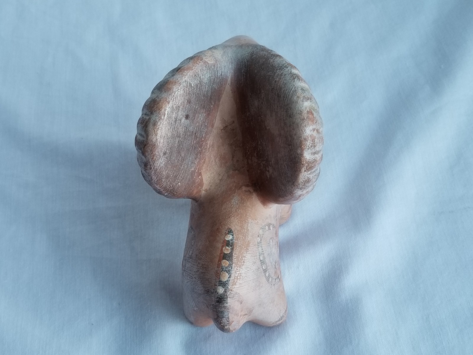 ANCIENT SCARED RAM TERRACOTTA ART ANTIQUITIES ARIES SACRIFICE AEGEAN VESSEL RARE