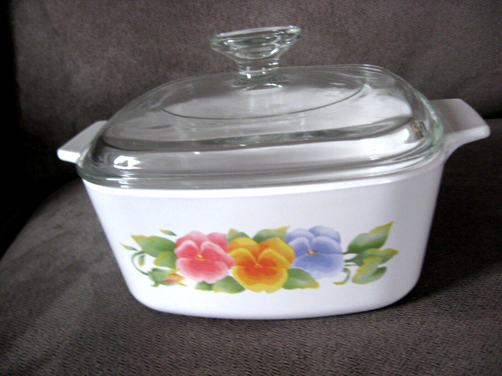 Corning Corelle Pattern SUMMER BLUSH A-1.5L Casserole w/ Pyr