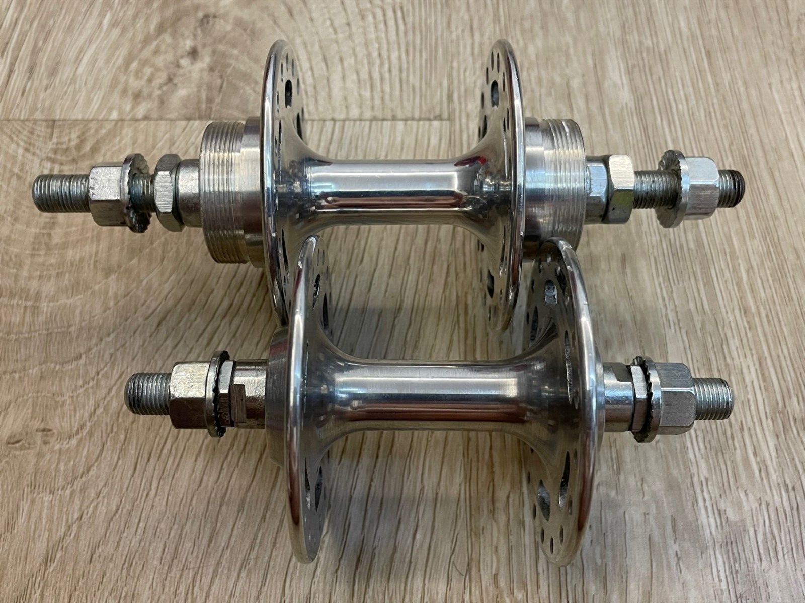 パーツ OLD SCHOOL BMX NOS SHIMANO MX LARGE HUB NOS Vintage Old School BMX 36H High Flange Alloy Hubs Front