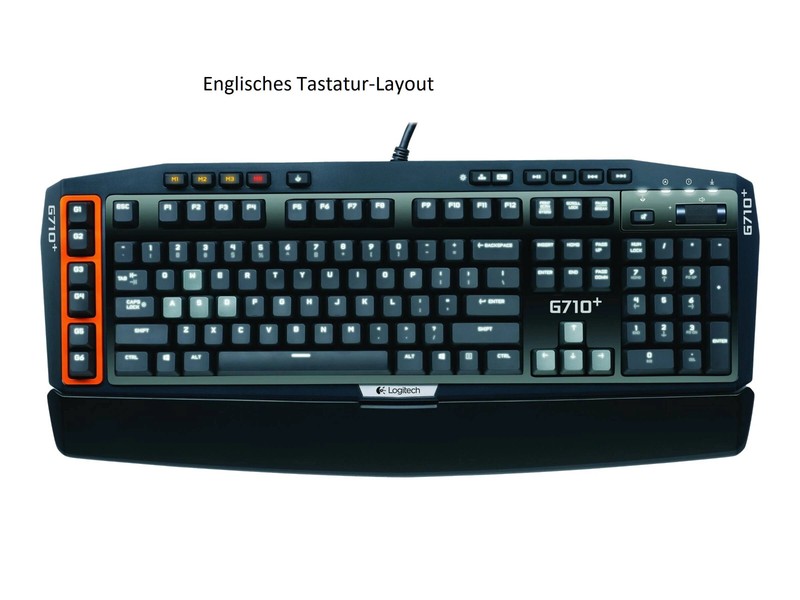 Ersatztasten Keycap Logitech G710+