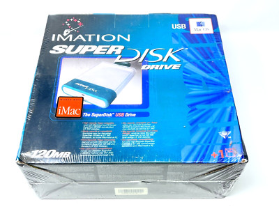 Imation Super Disk Drive To Suit Apple Mac OS 120mb 1998 NOS