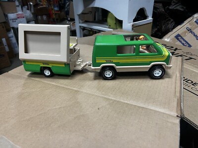 vintage 1978 Tonka Mini Play people Van & camper set w 2 figures #2002