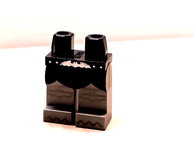 LEGO Batman Legs BAT BELT BUCKLE Silver Metallic Light Gray Legs Bat Kneepads