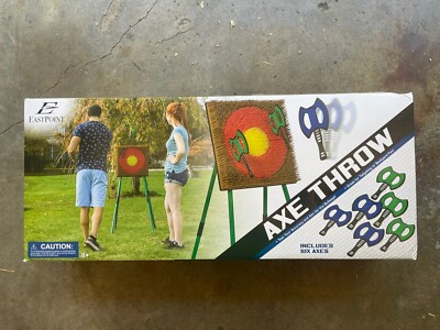 Eastpoint Axe Throw Outdoor Portable Game Set 6 Axes 4 Ft - Brand New, Old Model