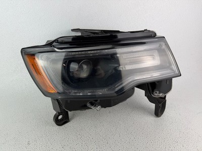 2017-2021 Jeep Grand Cherokee Headlight RH Right Xenon Black w/o AFS OEM