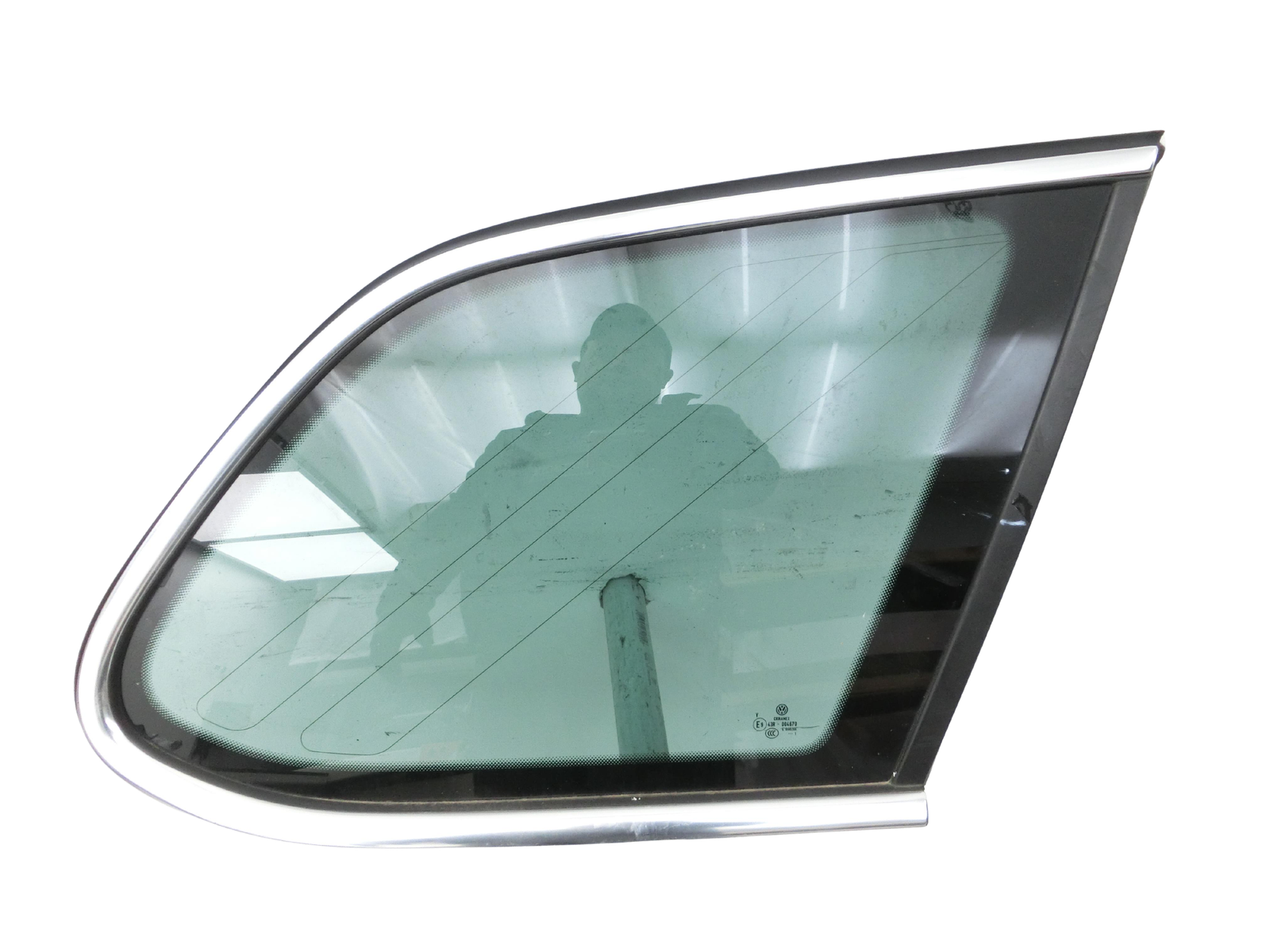 right rear Fixed Side Window Disc Orig. Tinted for VW Golf 6 VI 5K 08-12 - Bild 1