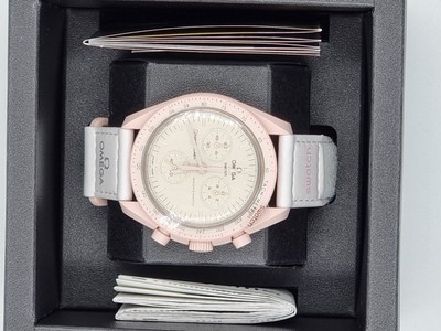 Pre-owned Venus Swatch X Omega Bioceramic Moonswatch Mission To