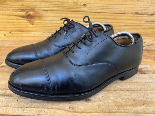 靴 Alden 907 Black Straight tip dress shoe 907 Straight Tip Bal Oxford (Black Calf) – The Alden Shop