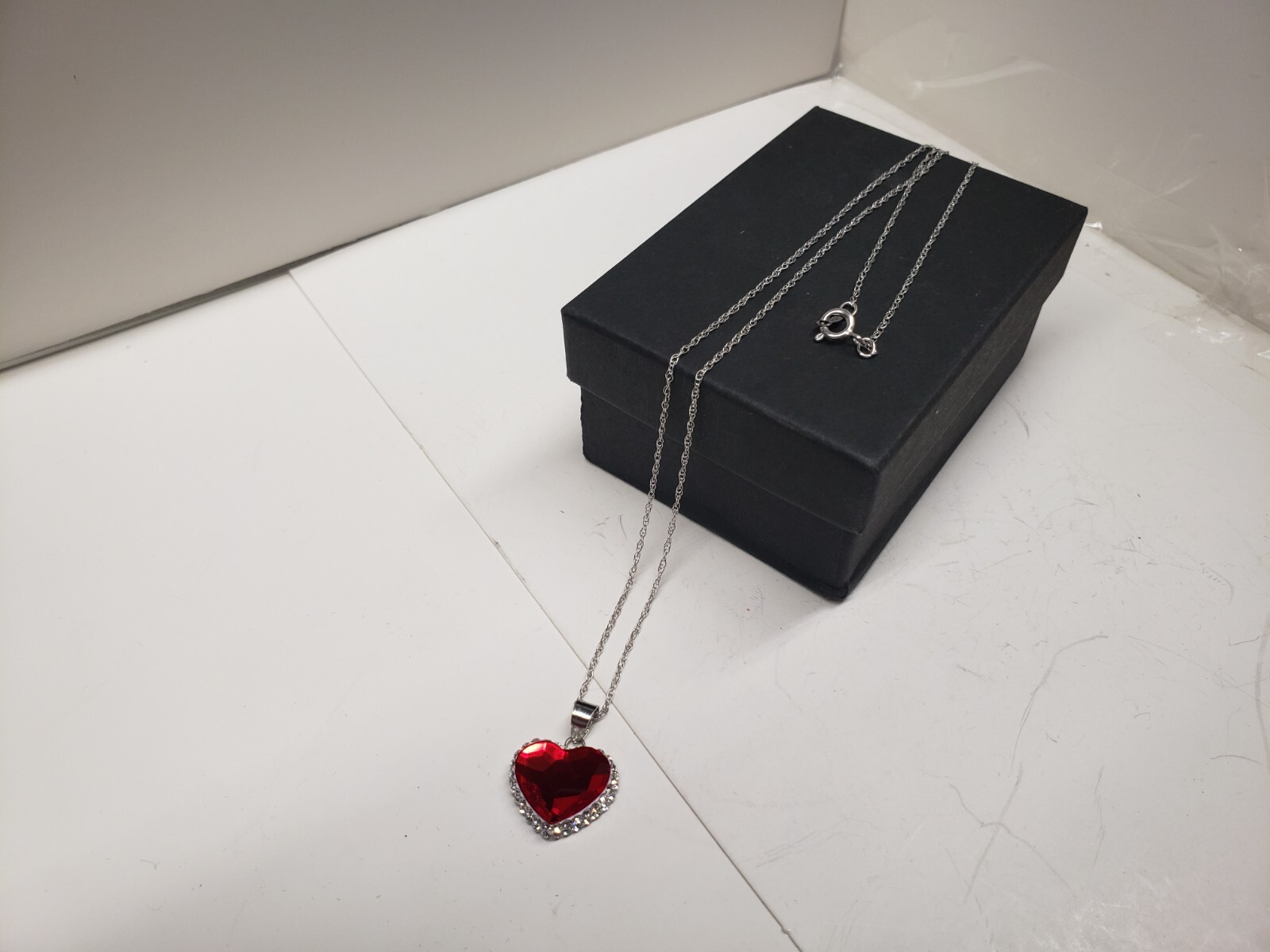 Sterling Silver Elements Two Tone Heart Pendant Necklace, 18