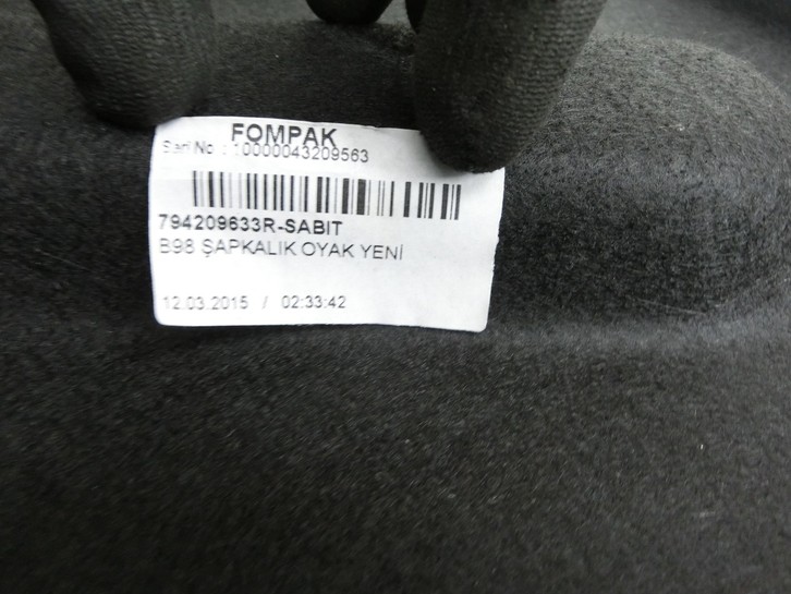 Renault Clio IV BH 12-16 5T Laderaumabdeckung Hutablage Heckablage Renault Clio IV BH 12-16 28.04.2015 794209633R... Bild 3