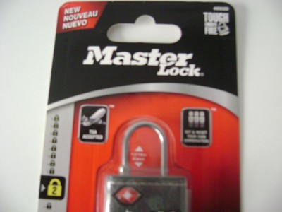 Master Lock 4692D Set Your Own Combination TSA-Accepted Luggage Lock, 1-1/4