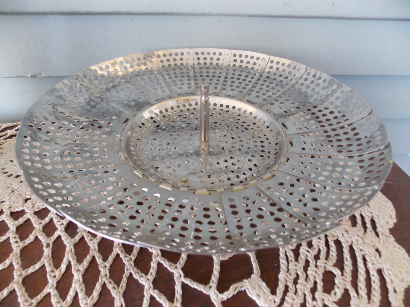 Vintage Vita Saver Food Steamer Stainless Steel Folding Colander Strainer