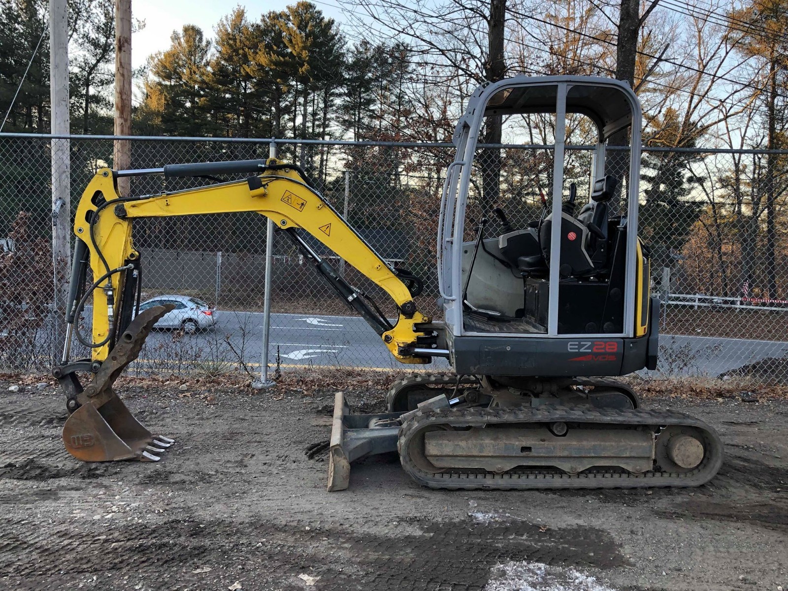 2014 WACKER NEUSON EZ28 MINI EXCAVATOR DIESEL HYDRAULIC THUMB