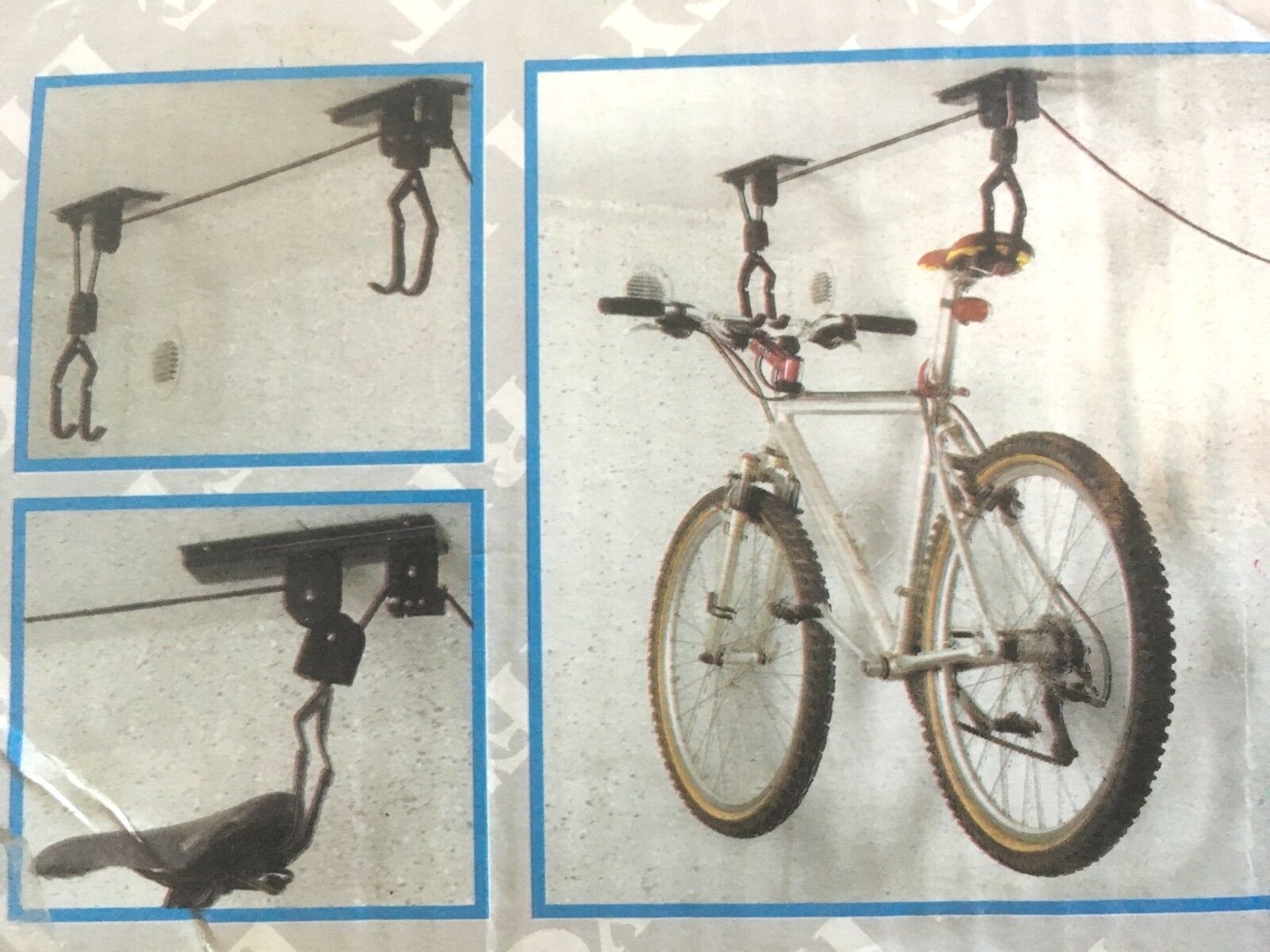 storage shop bicycle hoist
