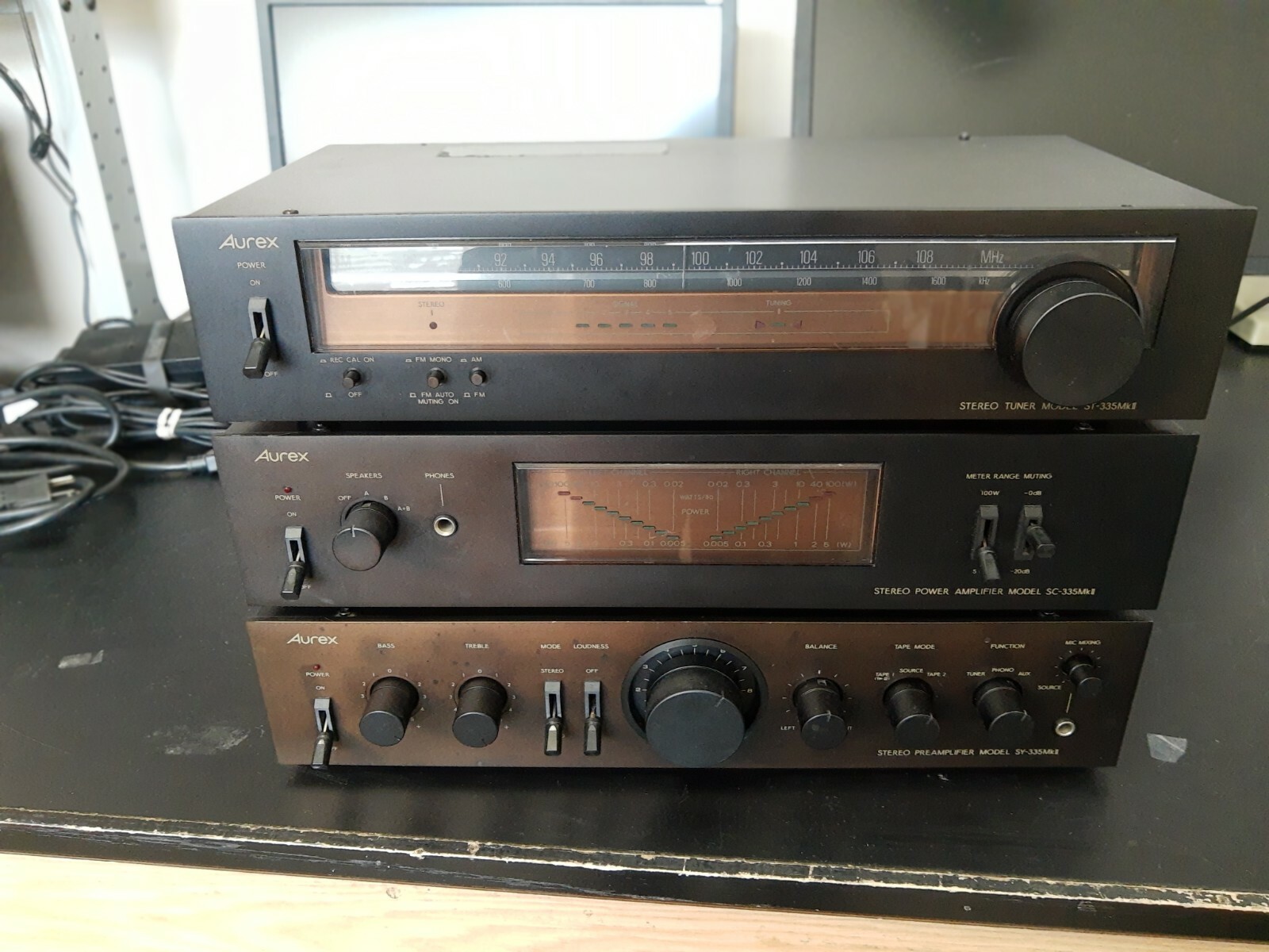 it) コンポ パワーアンプ SC-335 プリアンプ SY-335 チューナー ST-335