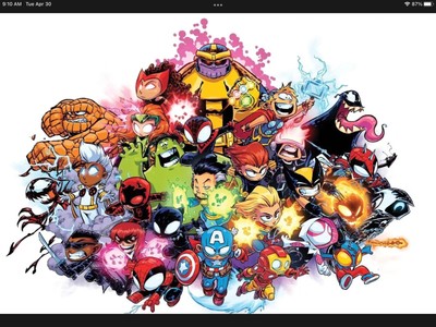 Skottie Young Big Marvel Variant Set Complete 27 Coves Collection PRESALE 06/26
