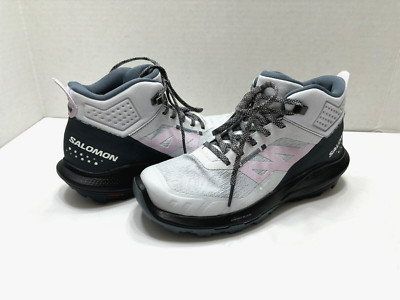 NEW Salomon OUTpulse Women Mid Gore-Tex Waterproof Arctic Ice Hiking Shoes Sz 7