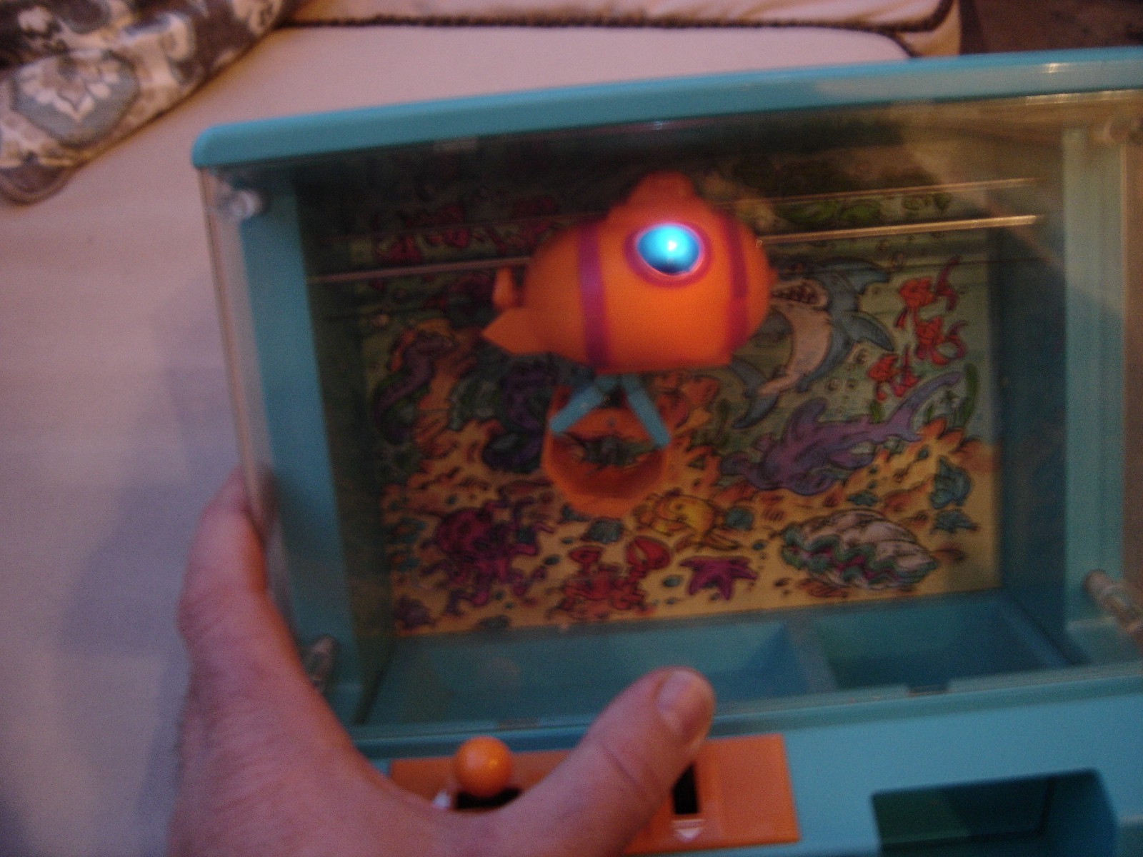 Vintage Zima 1993 Sea Catch Crane Toy Game Electronic Claw Prize Drop WORKS!