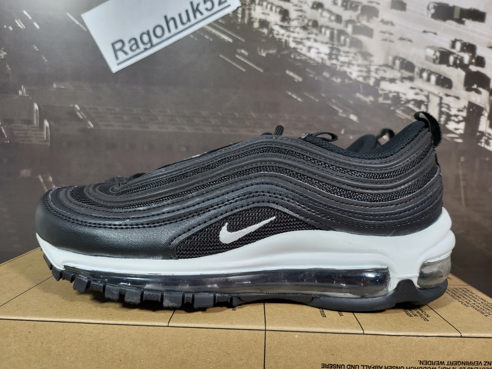 靴 Nike Air Max 97 \"Black/White\" 29cm Nike Air Max 97 Shoe Black/White – Best Buy Soccer