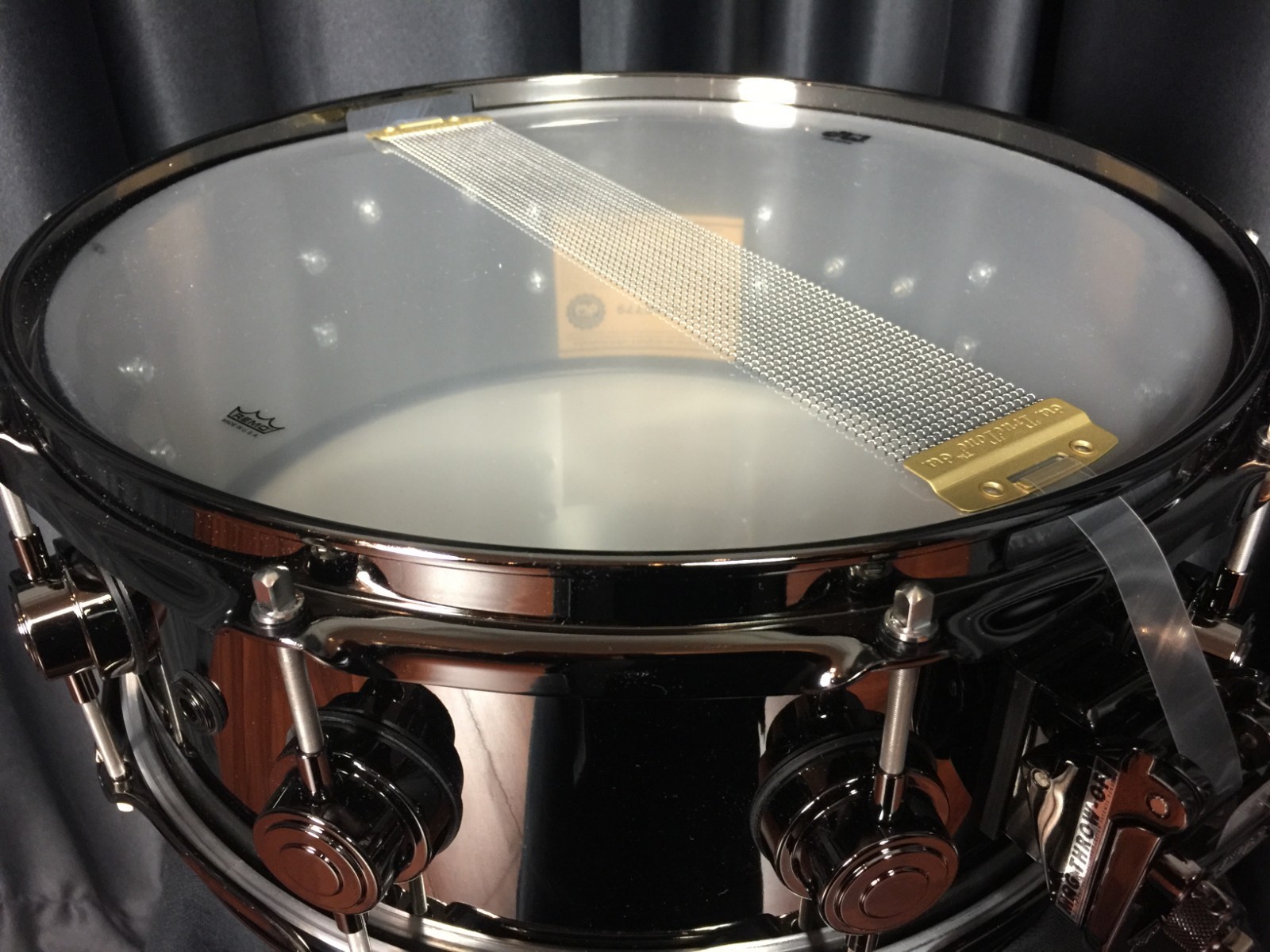 DW Drums Drum Workshop 5.5x14 Collector's Snare Black Nickel over Brass w/ Black