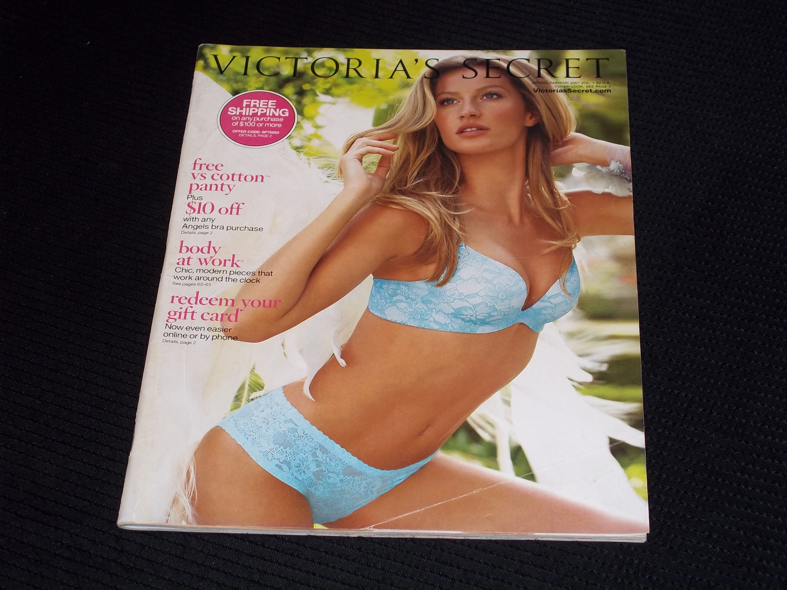 2007 SPRING VICTORIA'S SECRET CATALOG MAGAZINE - GISELE