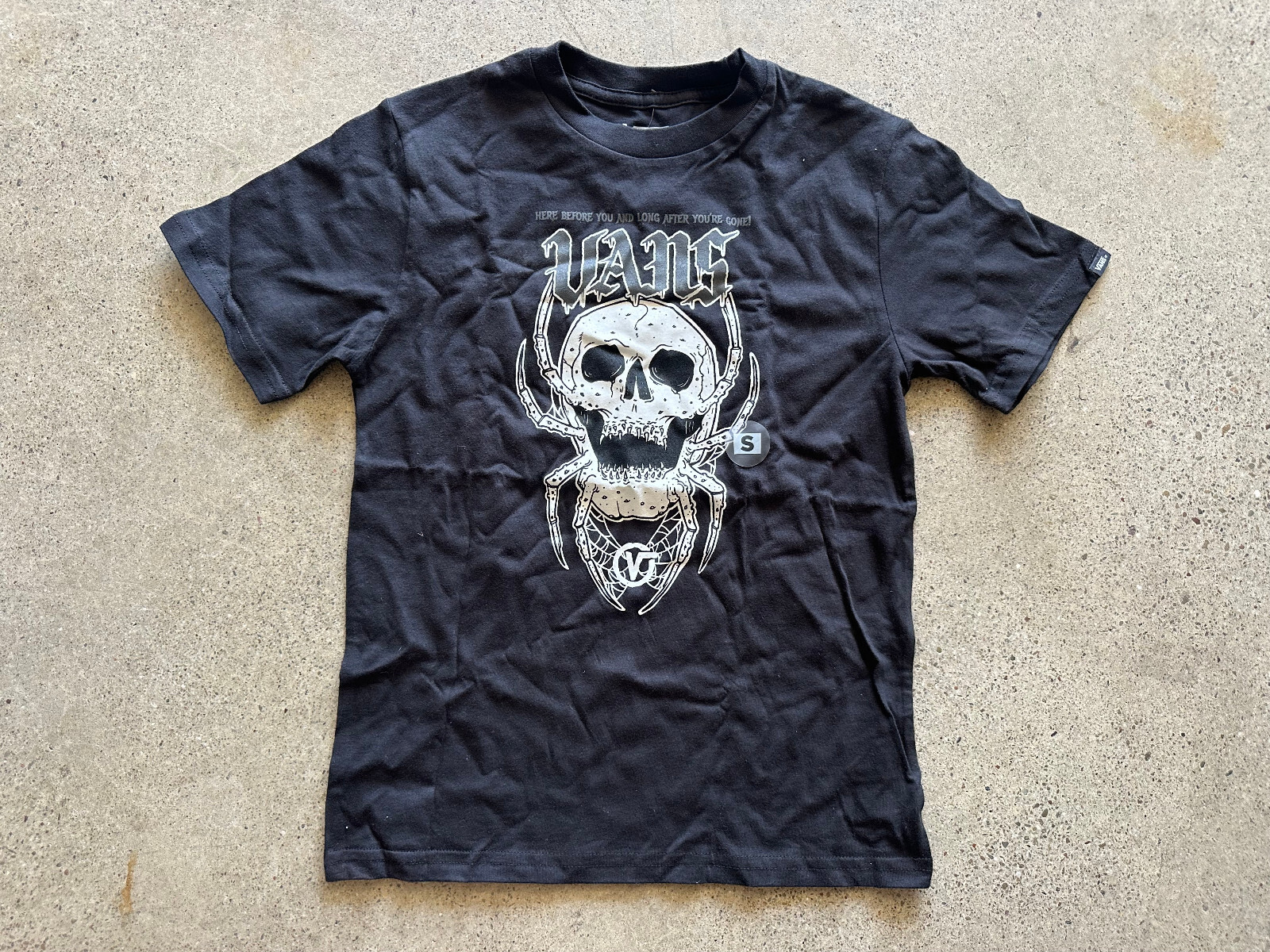 トップス Vanson skull back design tee Vanson Skeleton Tee Shirt