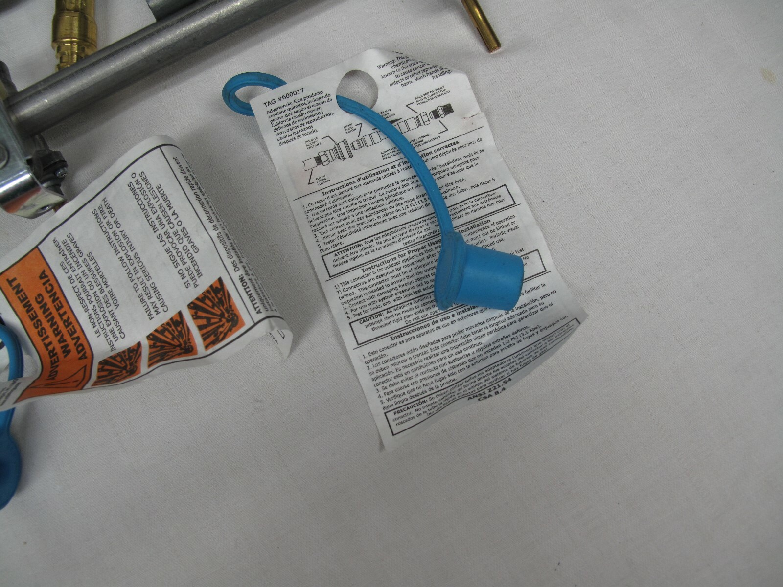 Weber Spirit E310 NG Gas Manifold, Manifold Hose, Bulkhead, NG Hose, Connectors