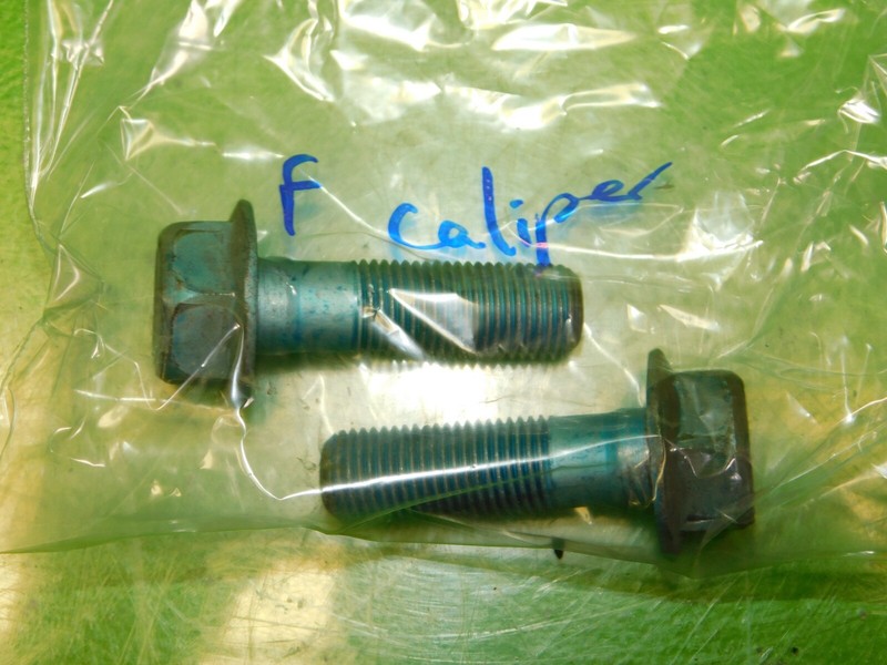 14-17 Infiniti QX50 OEM front brake caliper mount bolts left or right SET