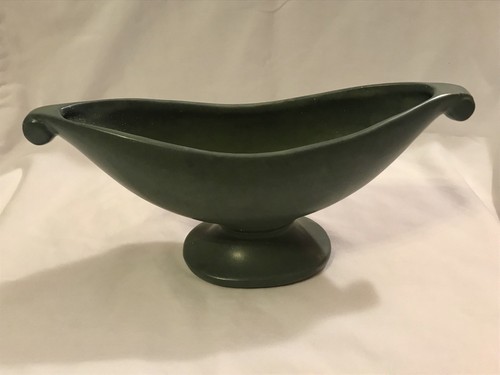 Vintage 1969 McCoy Promotional Line Matte Green Aladdin Style Planter