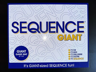 Sequence Giant Board Game Giant Game Mat 27  x 32  by Goliath