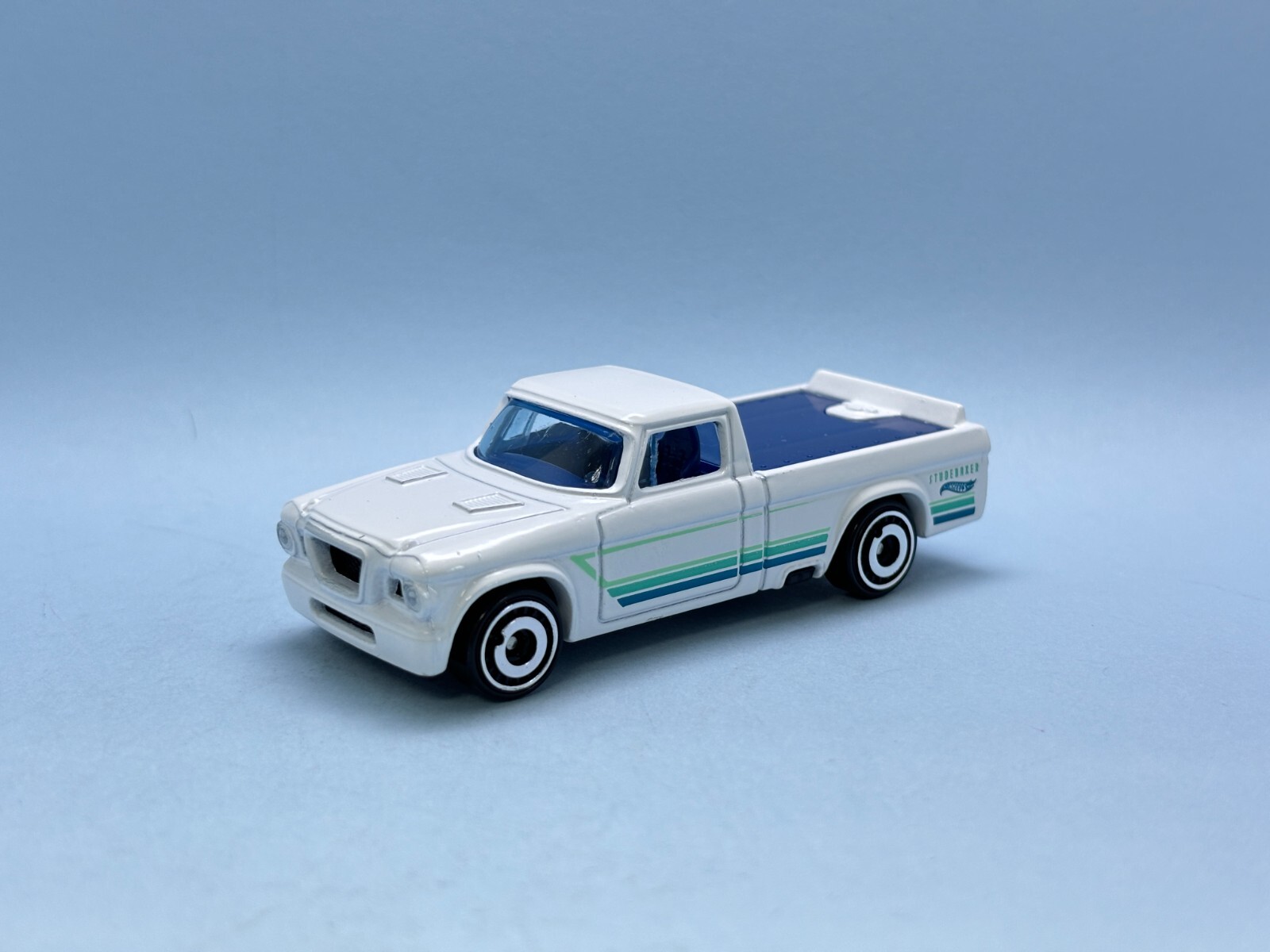 2024 Hot wheels Mainline Basic # '63 Studebaker White , Spun