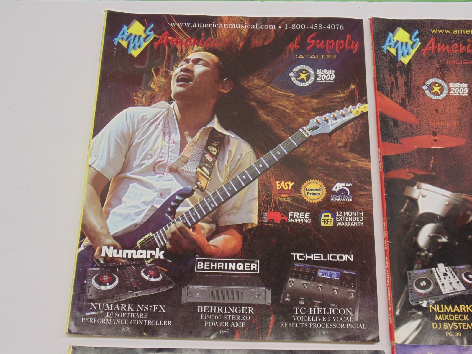 American Musical Supply Catalog 2010 Back Issues Lot 4 Issues Cool Lot F/S