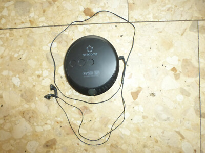 Renkforce MPCD-122C Portable CD Player Discman CD, MP3 Black