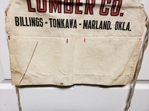 VINTAGE VALLEY LUMBER CO Apron NOS House Fireplace Tonkawa Marland Billings Okla