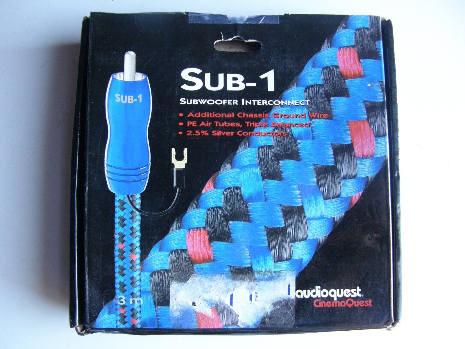 AudioQuest SUB-1（2m）サブウーファーケーブル