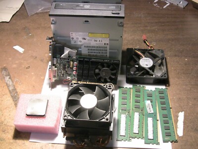 AMD Phenom II X4 965 3.2GHz Quad Processor, GEFORCE 430, POWER SUPPLY, MEMORY