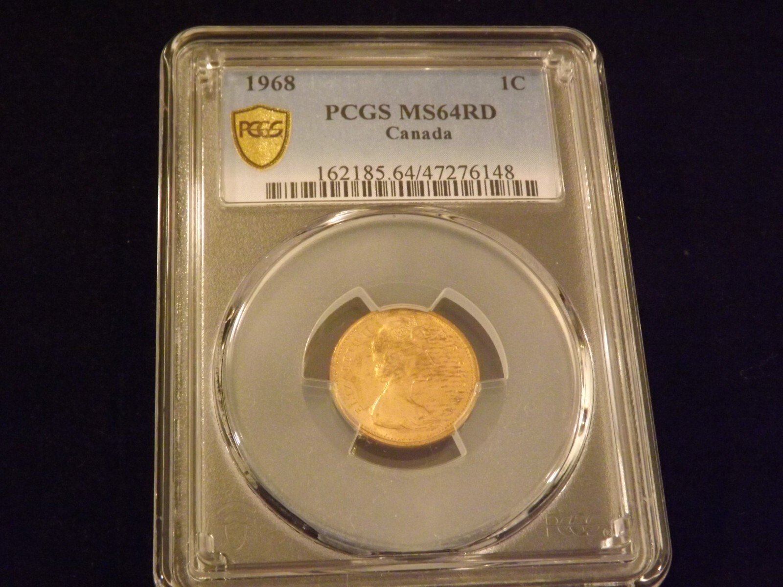 6枚セット】NGC MS 64 1968年 カナダ UNCIRCULATED