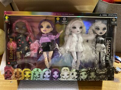 MGA Entertainment Rainbow High & Shadow High Fashion Doll Set - Pack of 4