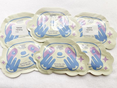 Lot of 6 - More than Magic Lavender Life Face Mask Sheet Net Wt 0.37 Fl Oz