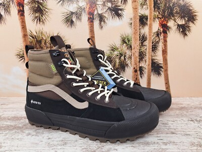 Vans Sk8-Hi Gore-Tex MTE-3 Waterproof Boot Shoe Green Black Men s Size 10 NEW